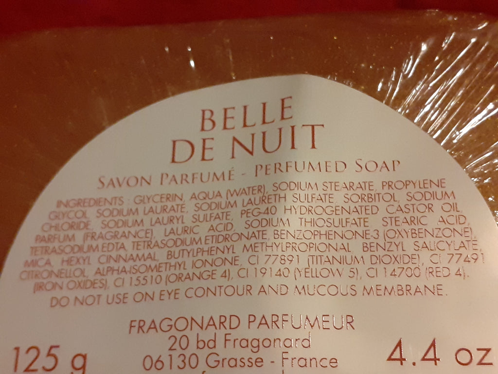 Fragonard Savon glycérine 125gr - Belle de Nuit