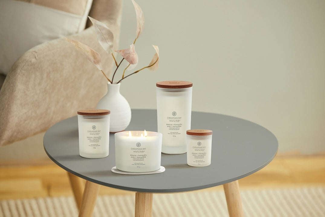 Chesapeake Bay Candle - 3 mèches 312gr - Cashmere Jasmine (Paix & Tranquilité)