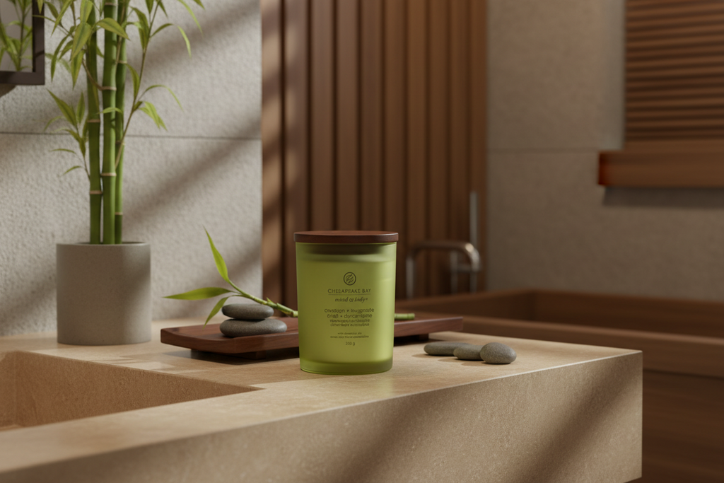 Chesapeake Bay Candle - Medium 250gr - Lemongrass Eucalyptus (Éveil & Dynamisme)