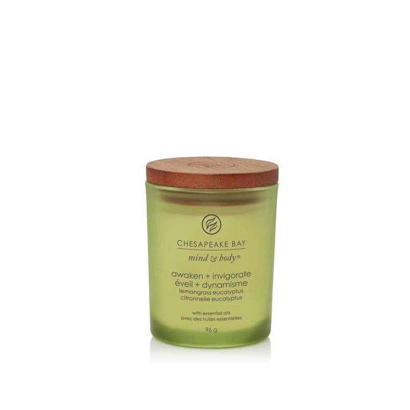 Chesapeake Bay Candle - Petite 96gr - Lemongrass Eucalyptus (Éveil & Dynamisme)