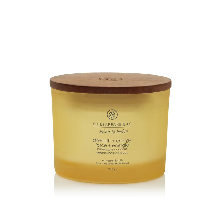 Chesapeake Bay Candle - 3 mèches 312gr - Pineapple Coconut (Force & Énergie)