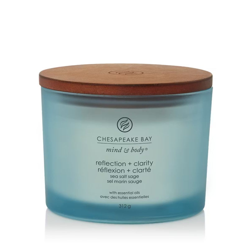 Chesapeake Bay Candle - 3 mèches 312gr - Sea Salt Sage (Réflexion & Clarté)
