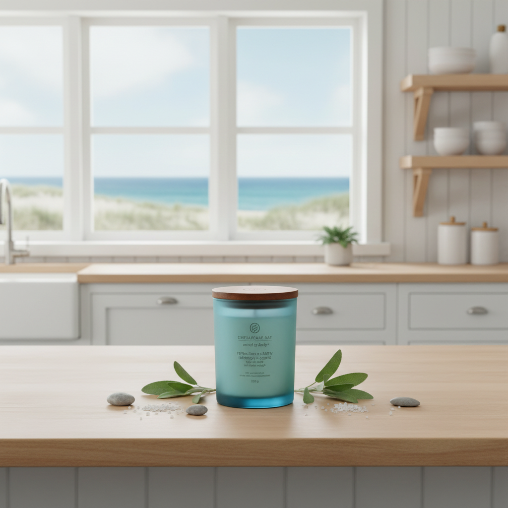 Chesapeake Bay Candle - Medium 250gr - Sea Salt Sage (Réflexion & Clarté)