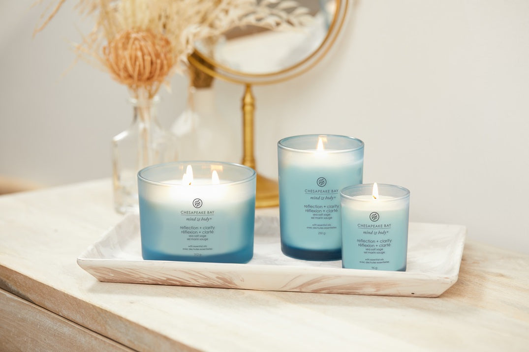 Chesapeake Bay Candle - 3 mèches 312gr - Sea Salt Sage (Réflexion & Clarté)