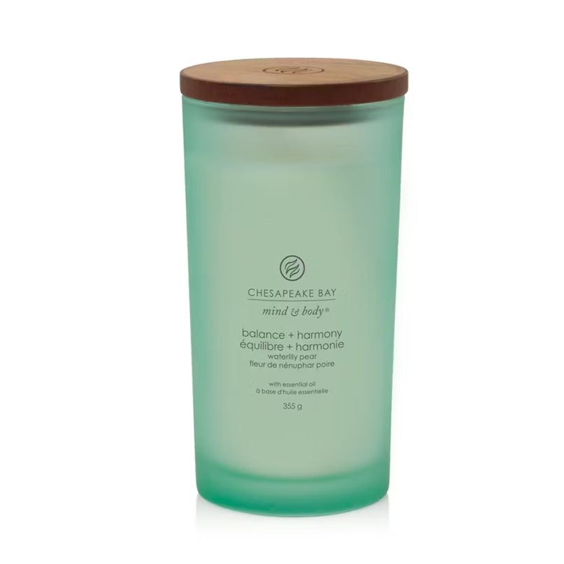 Chesapeake Bay Candle - Large 355gr - Waterlily Pear (Équilibre & Harmonie)