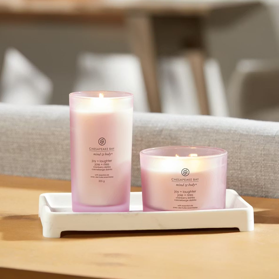 Chesapeake Bay Candle - 3 mèches 312gr - Cranberry Dahlia (Joie & Rires)