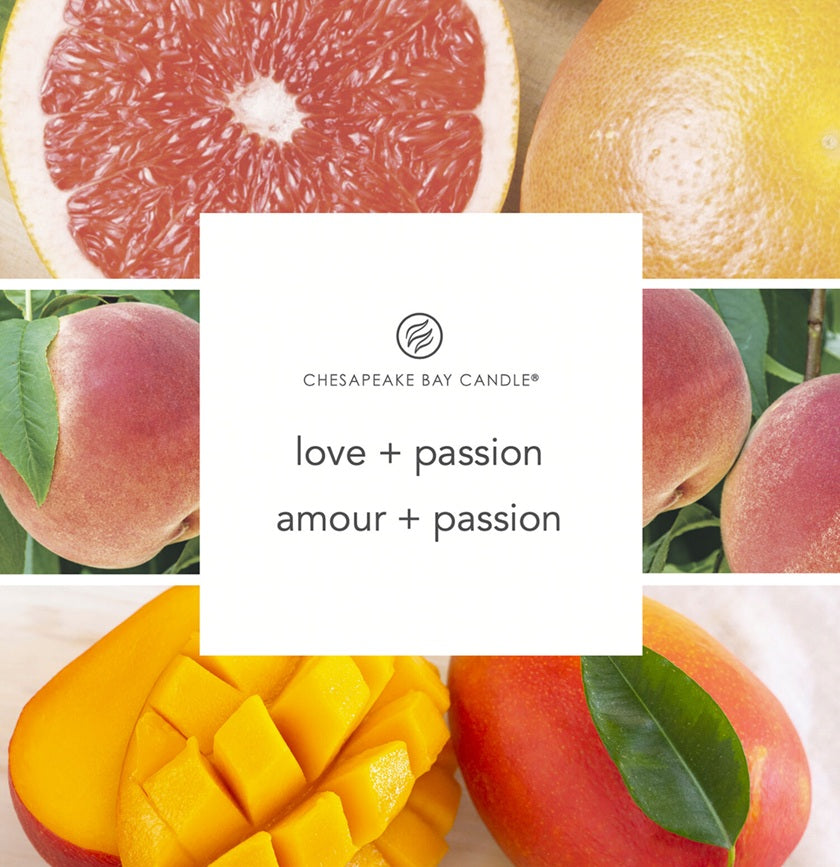 Chesapeake Bay Candle - 3 mèches 312gr - Grapefruit Mango (Amour & Passion)
