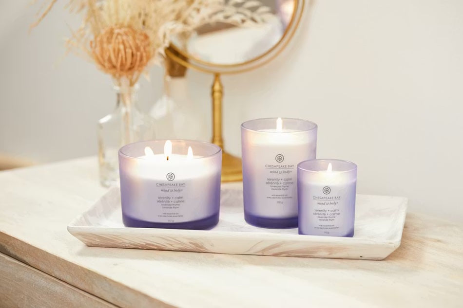 Chesapeake Bay Candle - 3 mèches 312gr - Lavender Thyme (Sérénité & Calme)