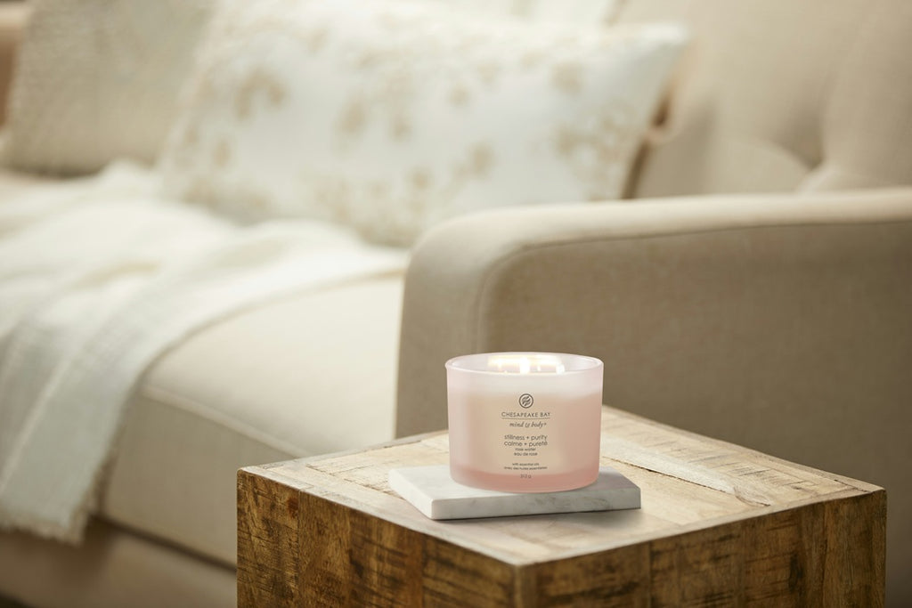 Chesapeake Bay Candle - 3 mèches 312gr - Rose Water (Calme & Pureté)