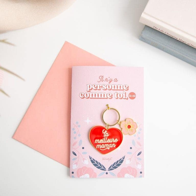 Mr Wonderful - Carte avec porte-clés - La Meilleure Maman