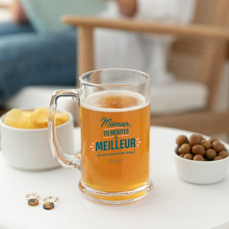 Mr Wonderful - Chope à bière - Maman tu mérites le meilleur