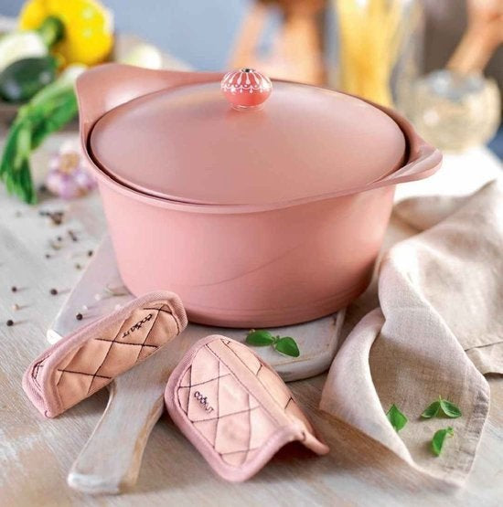 Cookut Cocotte Rose Guimauve 20 cm