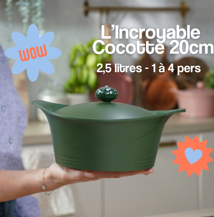 Cookut cocotte vert fougère 20cm