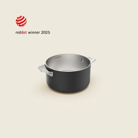 Cookut Merveilleuse casserole poêlon inox 16cm noir graphite