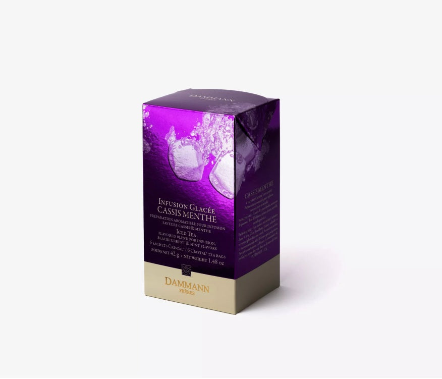Dammann Frères - Carcadet Cassis Menthe - 6 sachets (pour infusion glacée)
