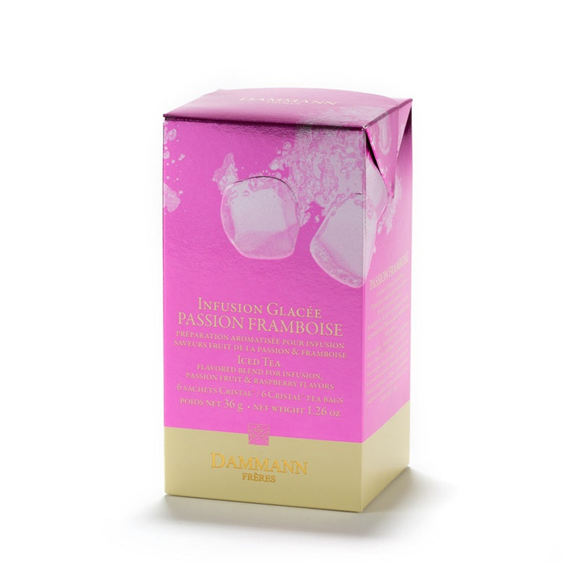 Dammann Frères - Carcadet Passion Framboise - 6 sachets (pour infusion glacée)