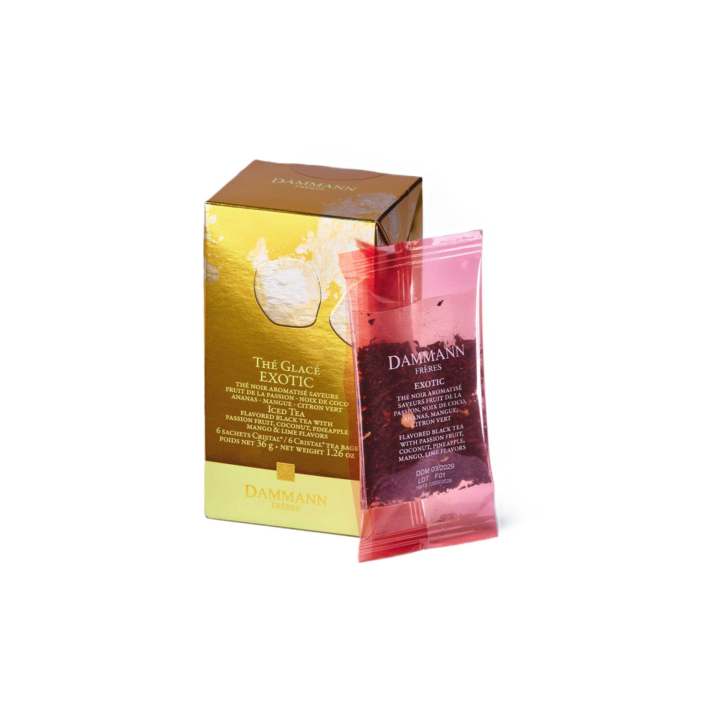 Dammann Frères - Thé noir  Exotic - 6 sachets (pour thé glacé)