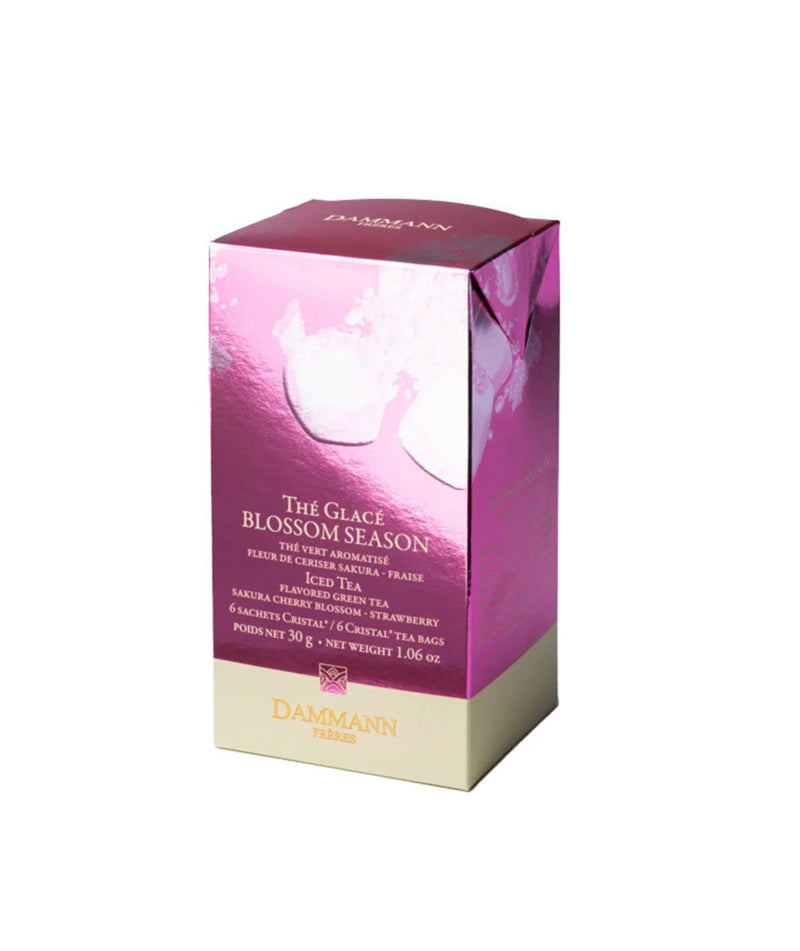 Dammann Frères - Thé vert Blossom Season - 6 sachets (pour thé glacé)
