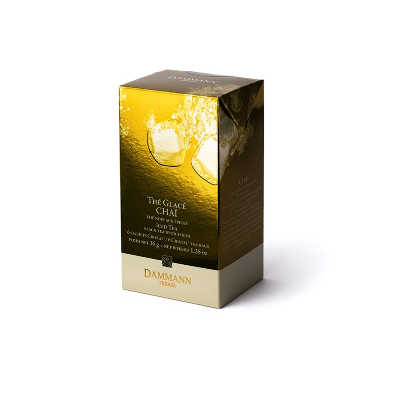 Dammann Frères - Thé noir Chaï - 6 sachets (pour thé glacé) (DDM 04/26)