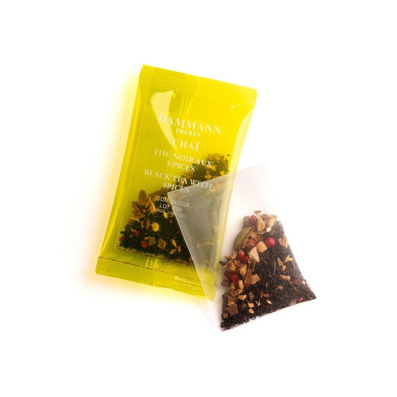 Dammann Frères - Thé noir Chaï - 6 sachets (pour thé glacé) (DDM 04/26)