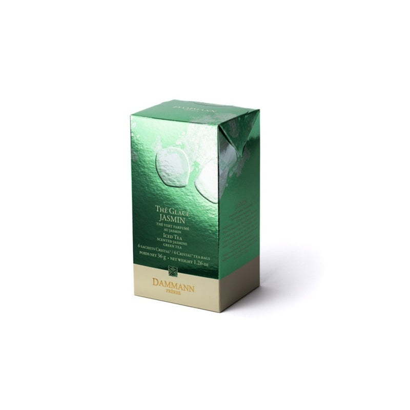 Dammann Frères - Thé vert au Jasmin Chung Hao - 6 sachets (pour thé glacé) (DDM 04/2026)