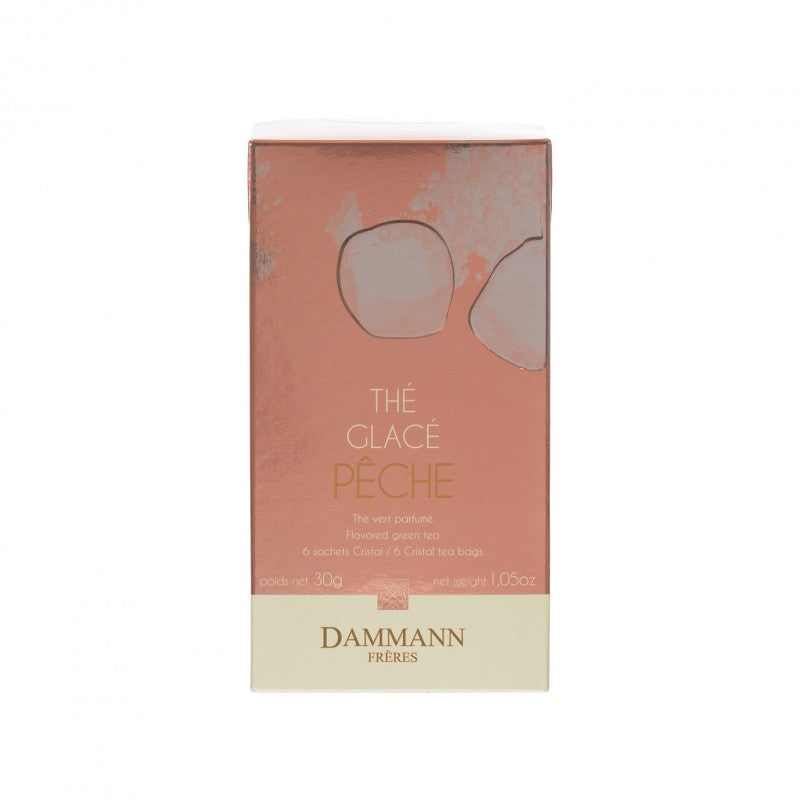 Dammann Frères - Thé vert Pêche - 6 sachets (pour thé glacé)