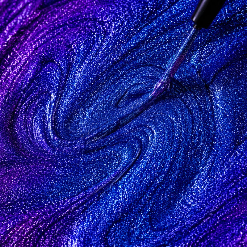 Si Si La Paillette - Eyeliner Pailleté - Bleu Électrique