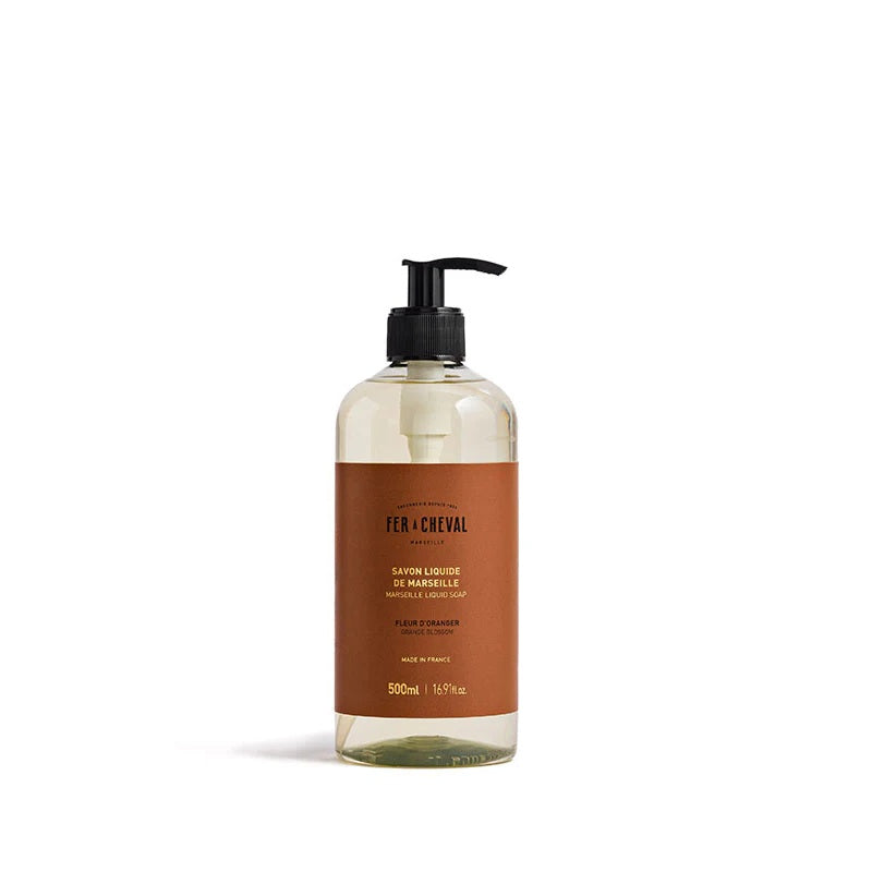 Fer à Cheval - Savon Liquide de Marseille 500ml - Fleur d'Oranger