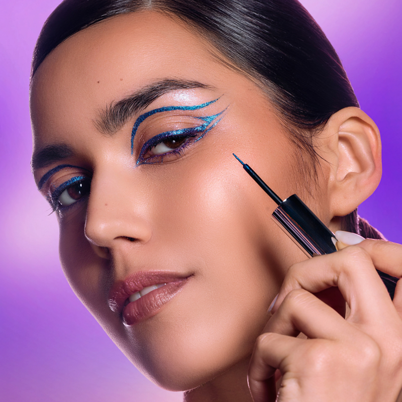Si Si La Paillette - Eyeliner Pailleté - Bleu Électrique