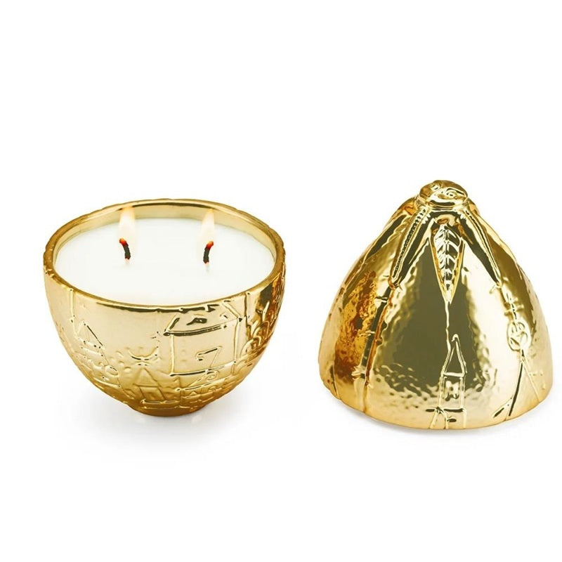Harry Potter bougie parfumée oeuf d'or ouvert