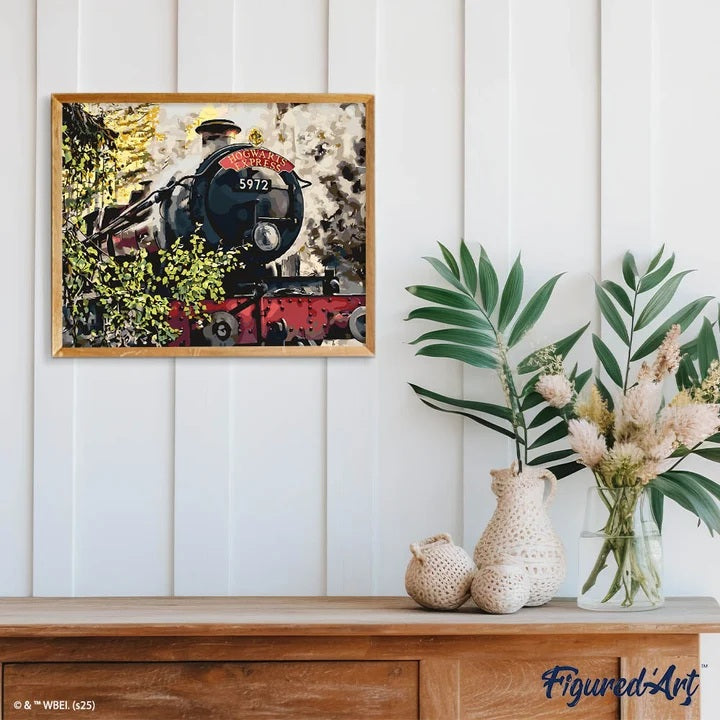 Peinture par numéros - Châssis 40x50cm - Poudlard Express