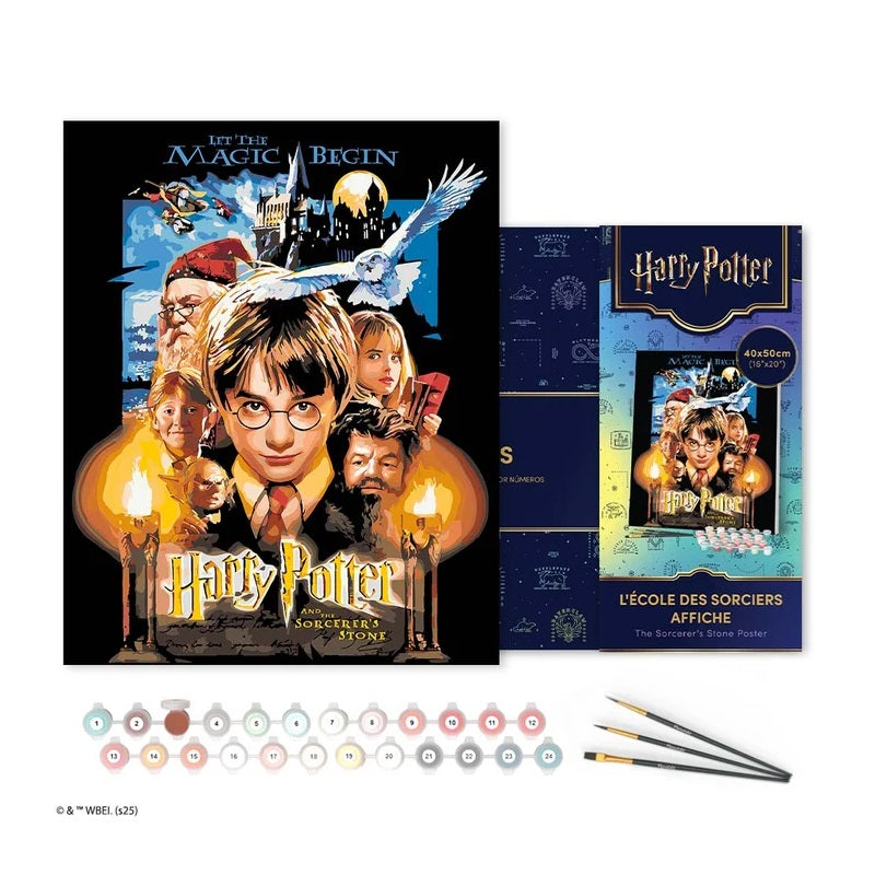 Peinture par numéros - Châssis 40x50cm- Harry Potter à l'École des Sorciers Affiche 1