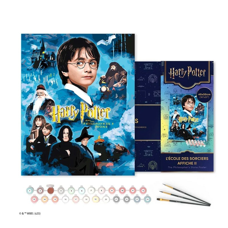 Peinture par numéros - Châssis 40x50cm- Harry Potter à l'École des Sorciers Affiche 2