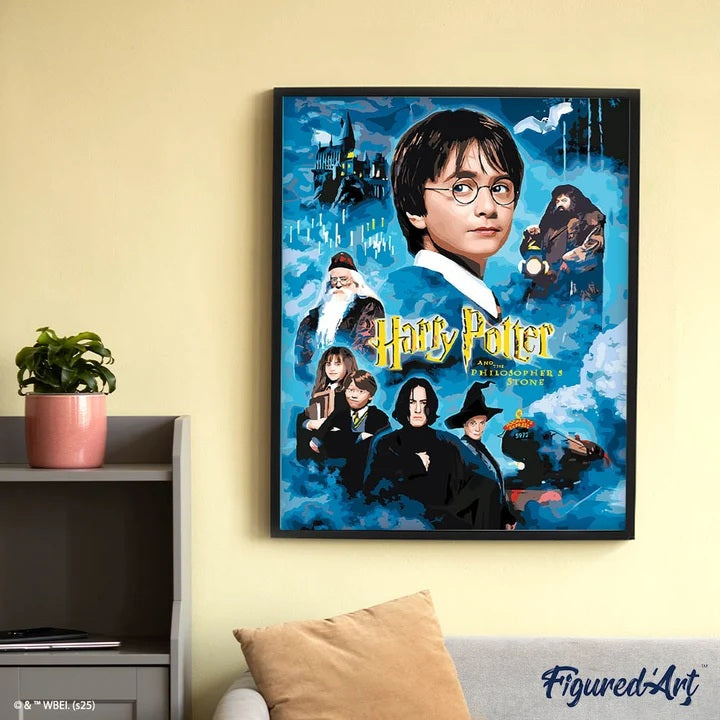 Peinture par numéros - Châssis 40x50cm- Harry Potter à l'École des Sorciers Affiche 2