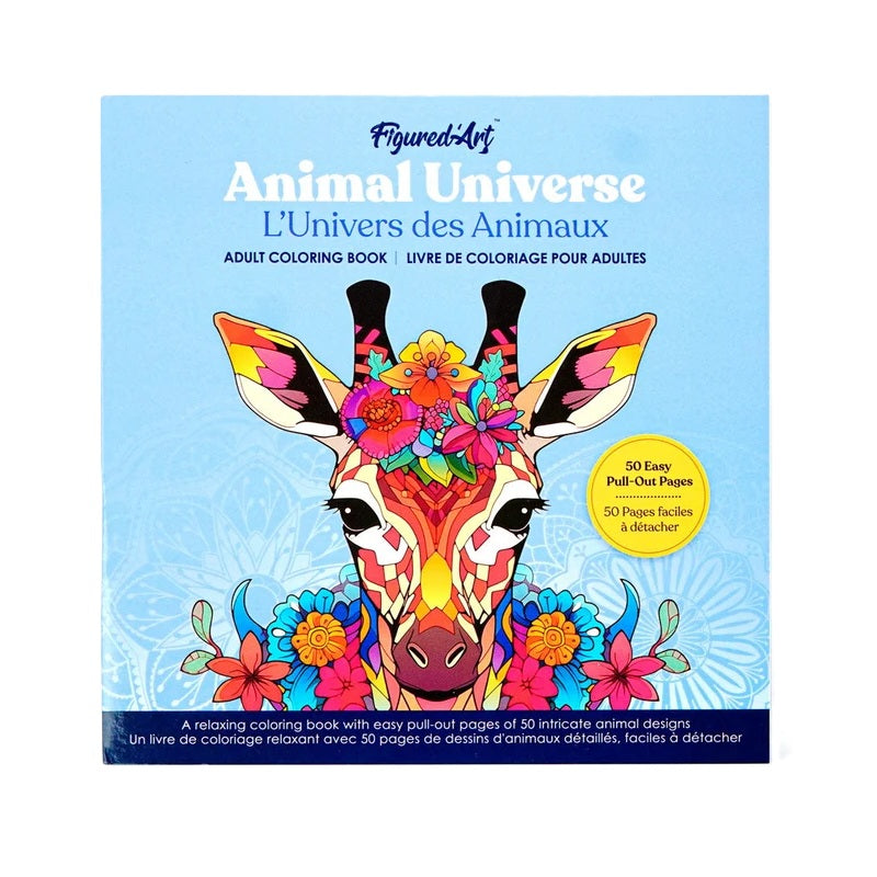 Livre de coloriage Adulte - L'Univers des Animaux