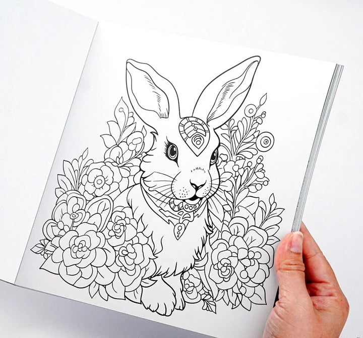 Livre de coloriage Adulte - L'Univers des Animaux