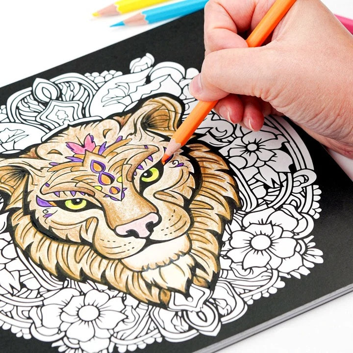 Livre de coloriage Adulte - L'Univers des Animaux