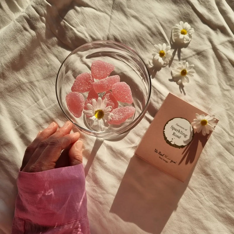 Gommes à mâcher au Rosé Pétillant sans alcool