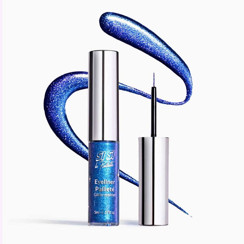 Si Si La Paillette - Eyeliner Pailleté - Bleu Électrique