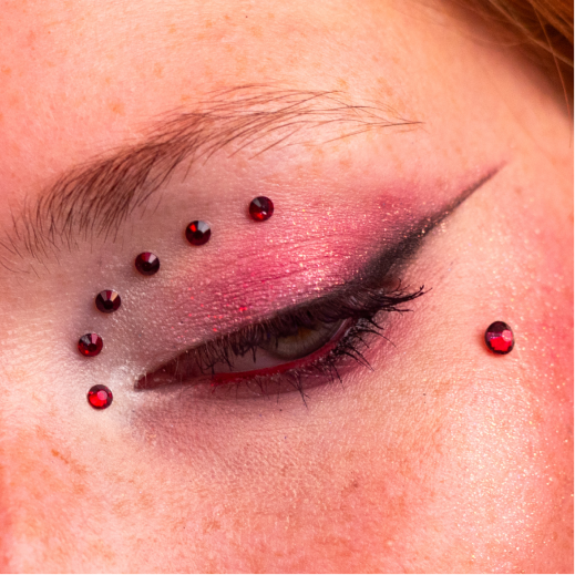Si Si La Paillette Strass Rubis