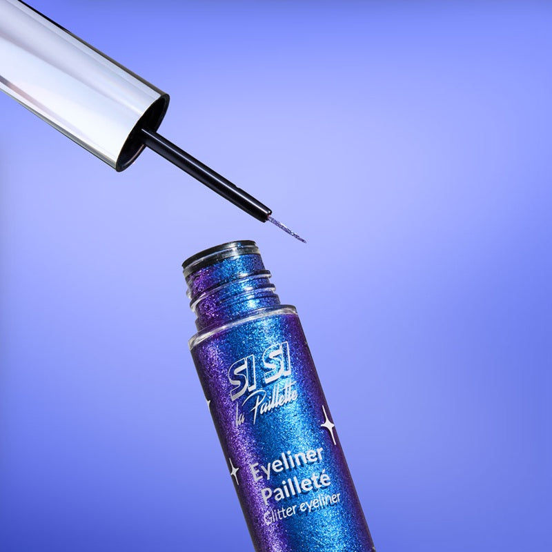Si Si La Paillette - Eyeliner Pailleté - Bleu Électrique
