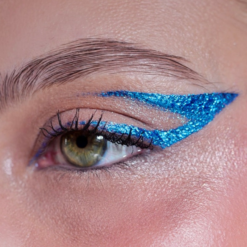 Si Si La Paillette - Eyeliner Pailleté - Bleu Électrique