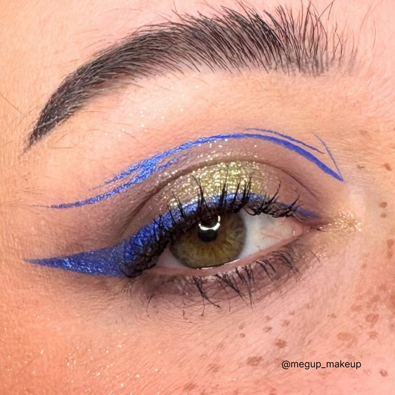 Si Si La Paillette - Eyeliner Pailleté - Bleu Électrique