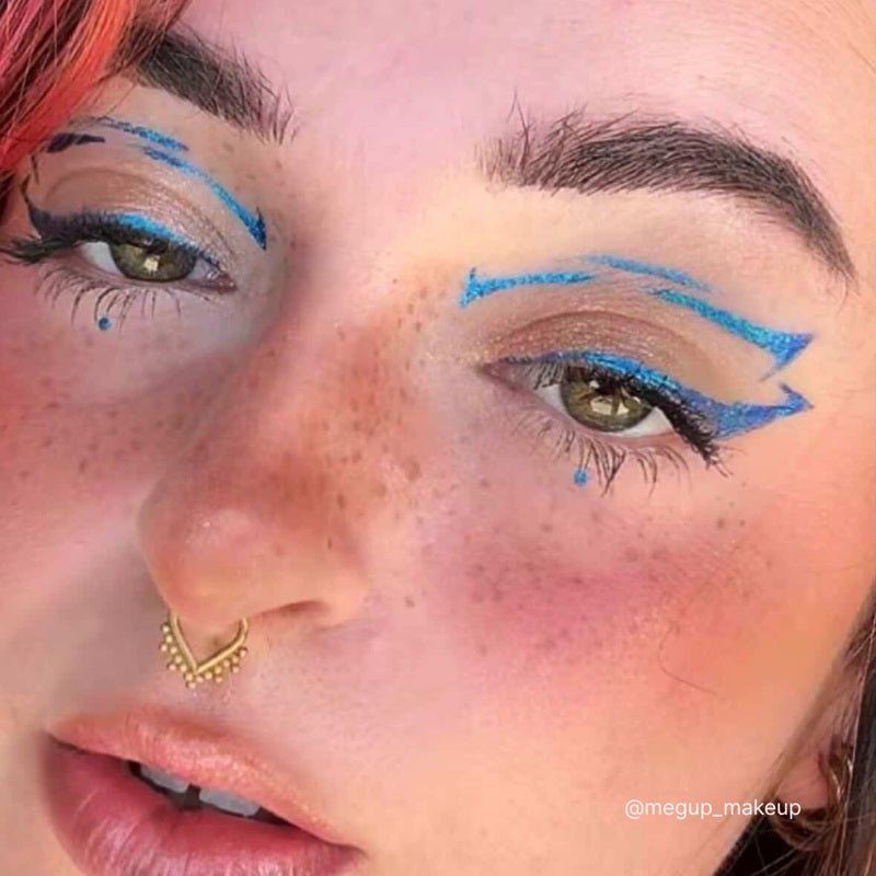 Si Si La Paillette - Eyeliner Pailleté - Bleu Électrique