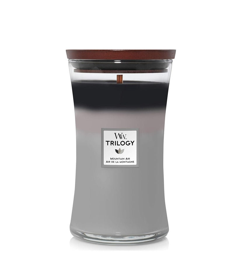 Woodwick Large Trilogy - Mountain Air (Air de la Montagne) 609gr