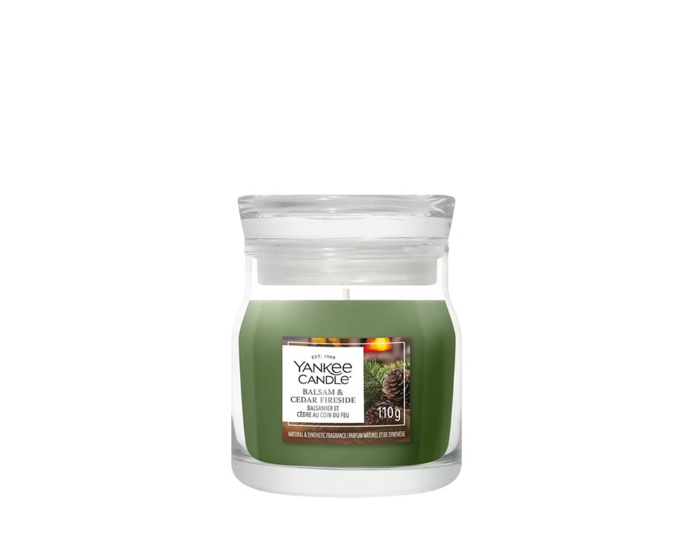 Yankee Candle Balsam & Cedar Fireside 110gr - Small Signature