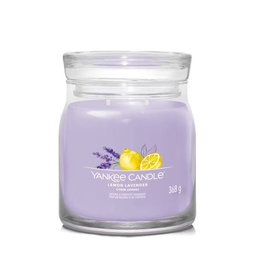 Yankee Candle Lemon Lavender 368gr - Medium Signature à 2 mèches