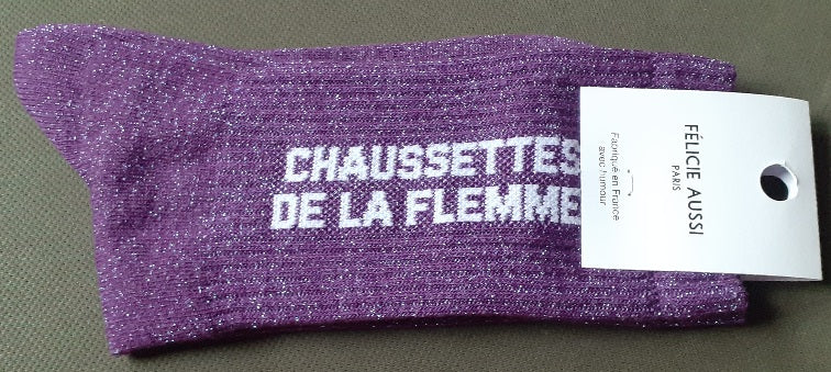 Félicie Aussi chaussettes à paillettes Flemme 36/40
