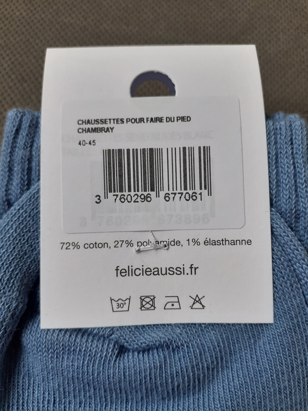 Félicie Aussi chaussettes pour faire du pied 40/45 étiquette