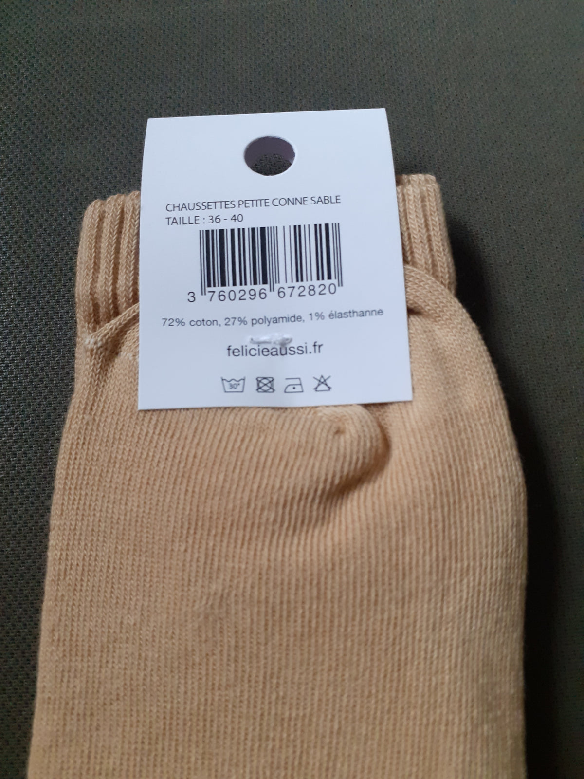Félicie Aussi - Chaussettes - PETITE CONNE - sable 36/40